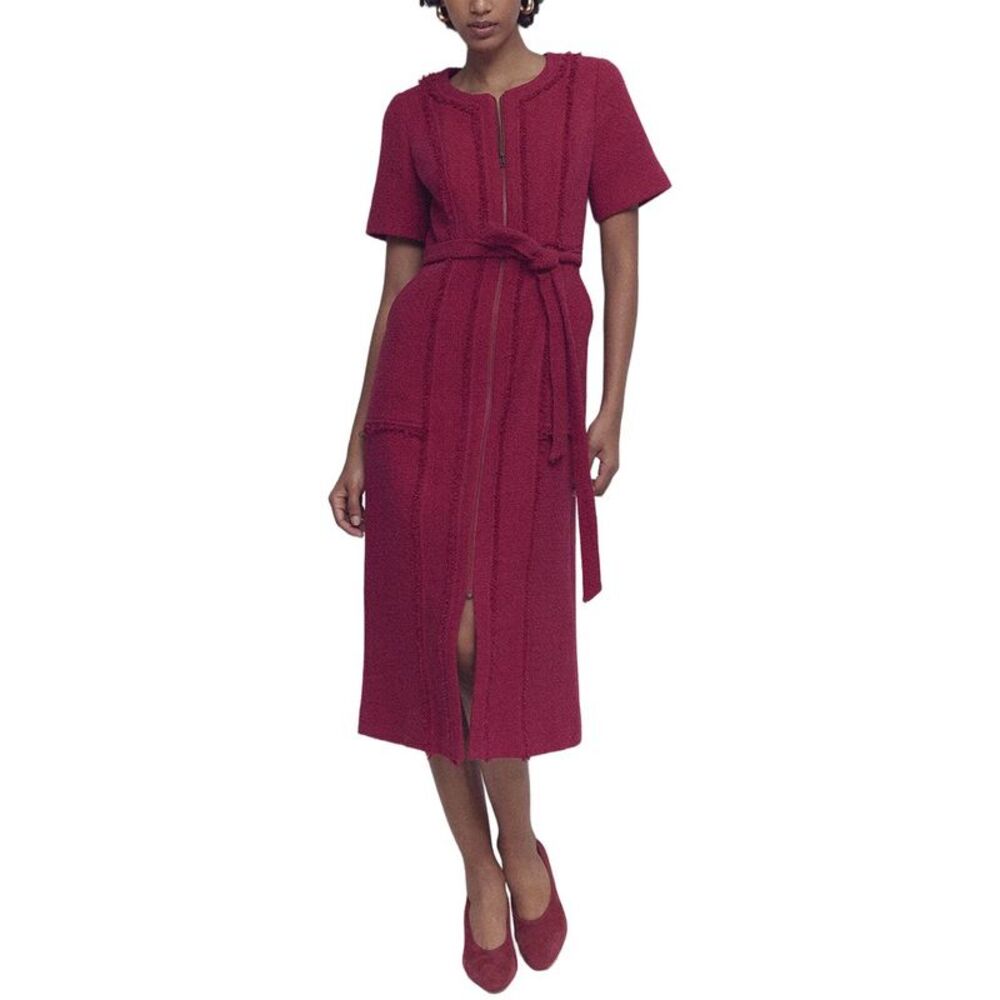 Boden Womens  Ruth Zip Texture Dress
